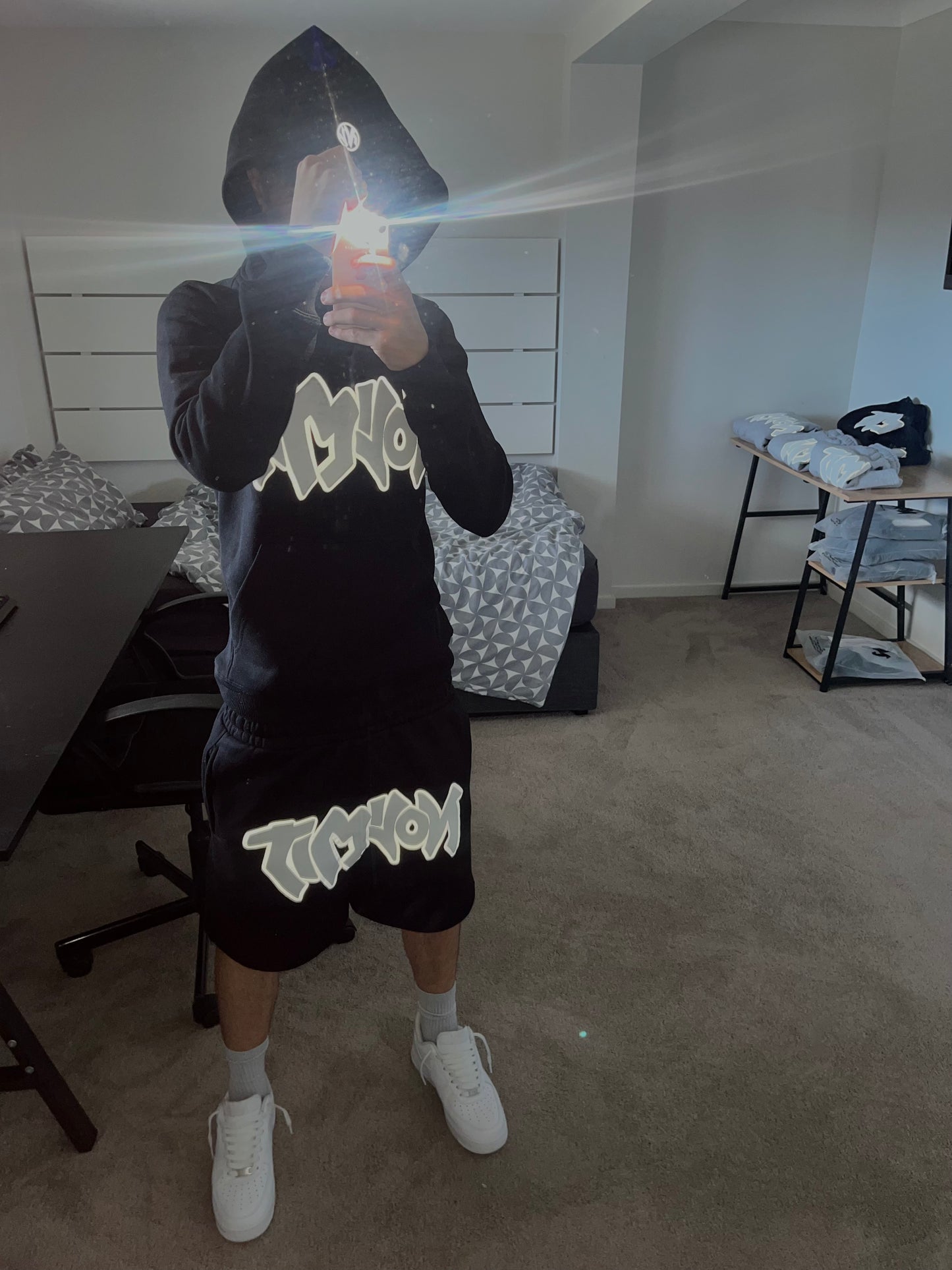 MIDNIGHT BLACK SHORTS