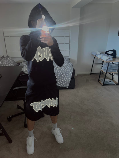 MIDNIGHT BLACK SHORTS